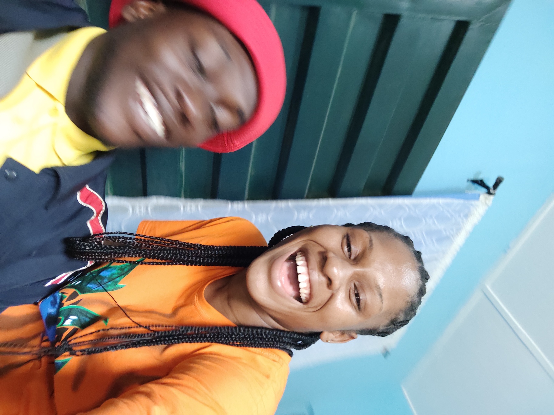 Emmanuella and Hope smiling