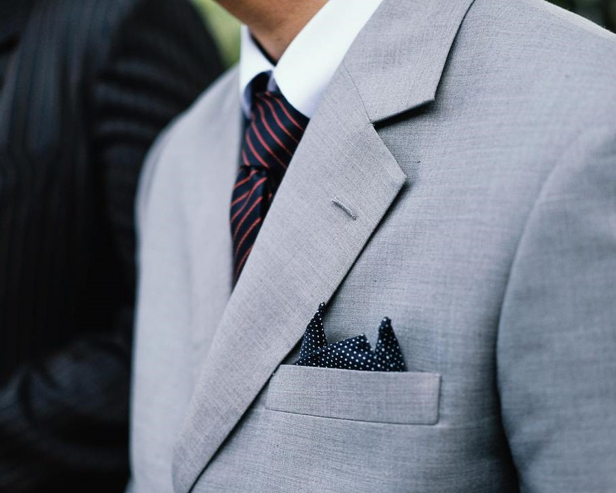 Groomsmen having fun